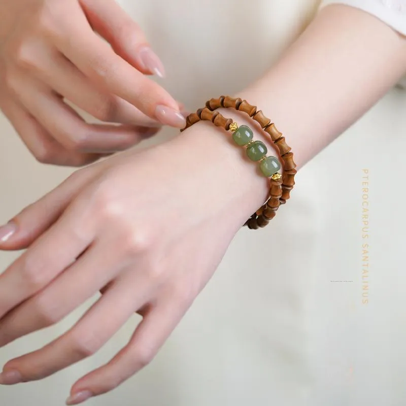 DALONG Old Mountain Sandalwood Bracelets Unisex-4