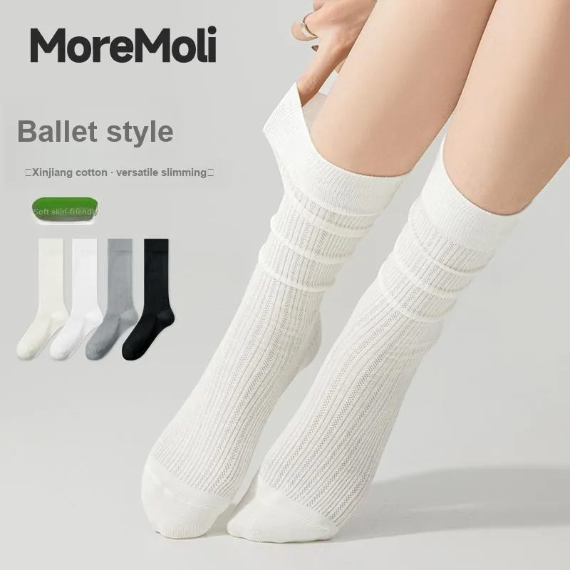 Moremoli Knee-High Socks Women's 4 Pack-3