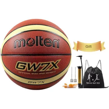 Molten PU Basketball Brown Size 7 Training Unisex
