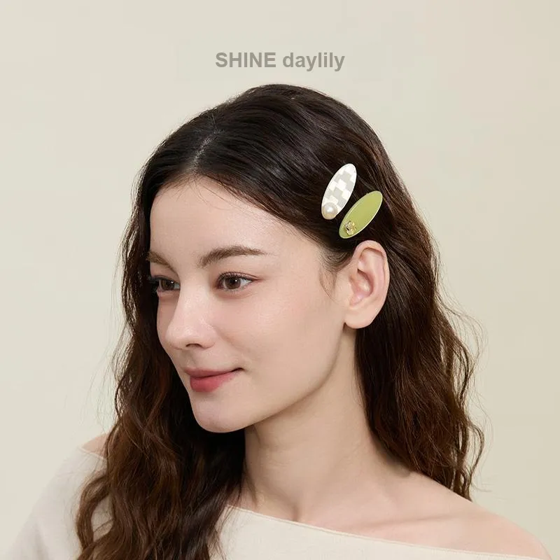 SHINE Spring To Summer Collection Plate Hair Clips Women's-4