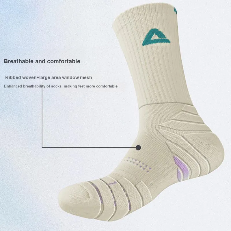 PEAK Basketball Socks Unisex 3 Pack-2