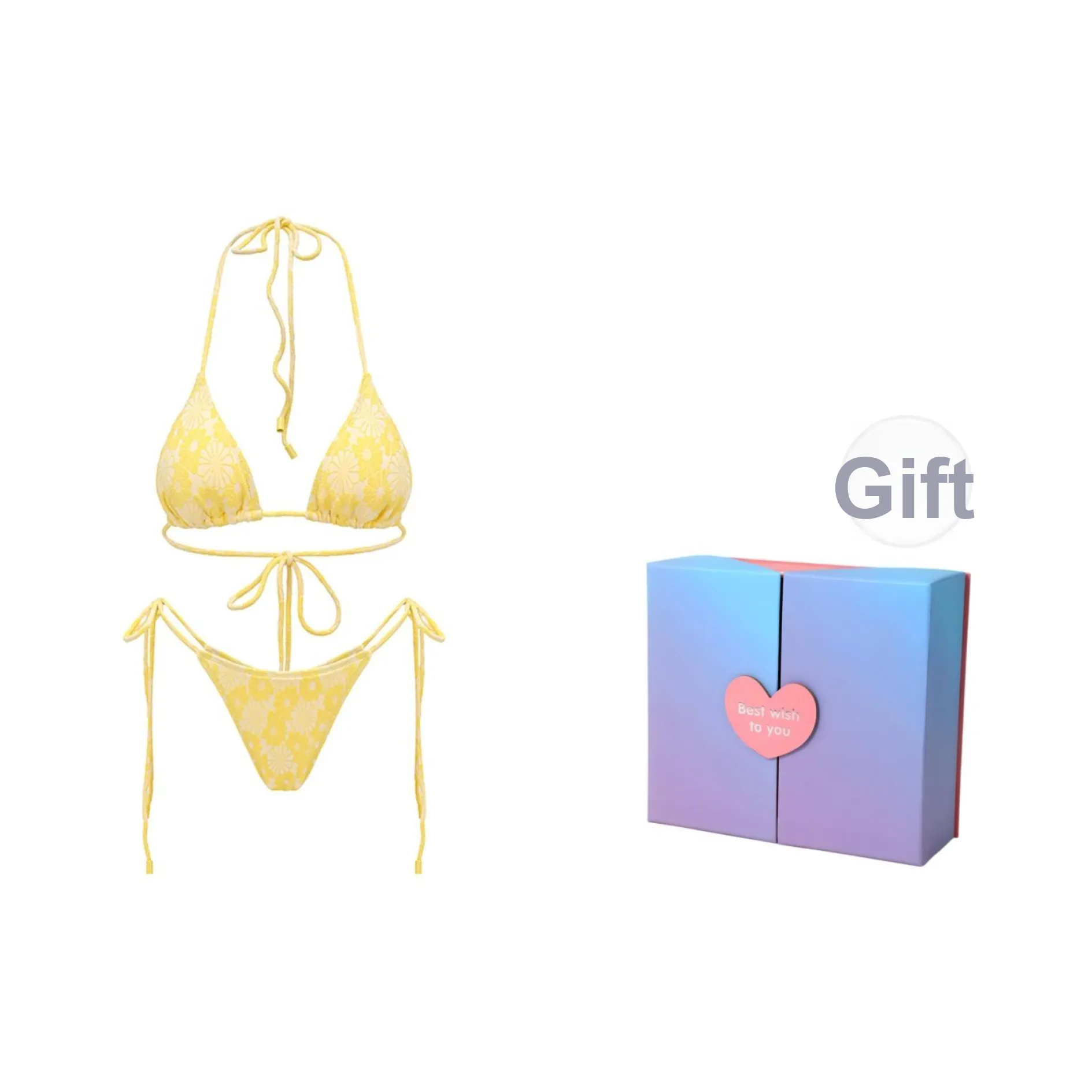 YUKARI SWIM Модный Отпуск Двухкомпонентный Купальник Женский