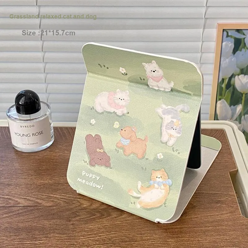 Jingda Ragdoll Cat Ins Large Size Folding Desktop Standable Mirror-15