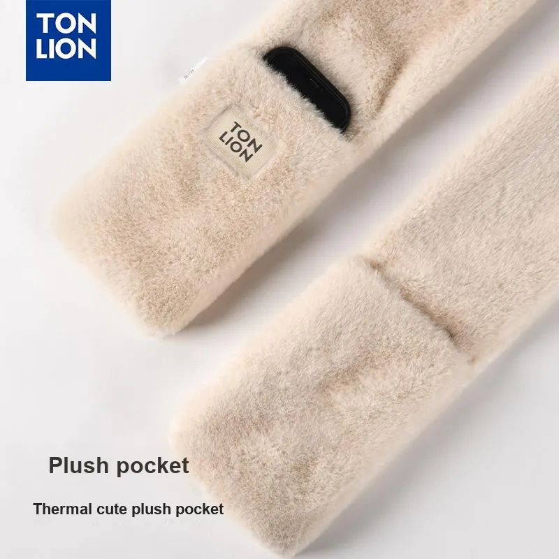 Tonlion Polyester Hoods & Plush Hats Unisex-4