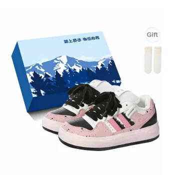 Fawn Miri Coverage Anti Slip And Wear Resistant Low Top Skateboard Shoes Women's Gradient Black Pink