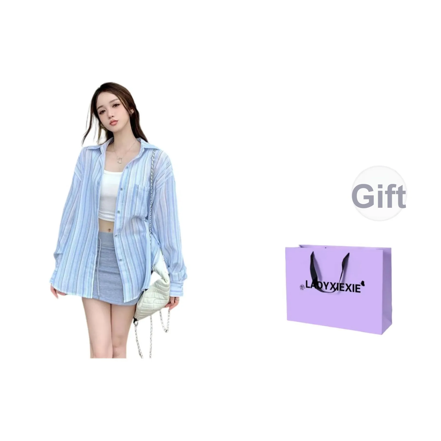 LADYXIEXIE Женские рубашки