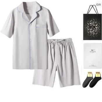 SEPTWOLVES Pajama Set Men's Gift Box Set+Shopping Bag