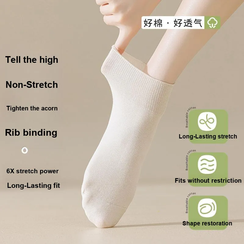 XIA.WA.ZHI.XIU Ankle Socks Women's Box 4 Pack-3