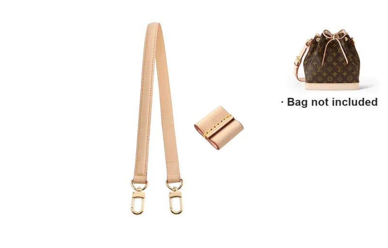 Ingenuity Handmade Cow Leather Bag Straps Women's Brown-2