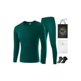 Crew Neck Clothing Sets (Jasper) 100% cotton Antibacterial/Includes 2 Pack of Cotton Socks+Shopping Bag