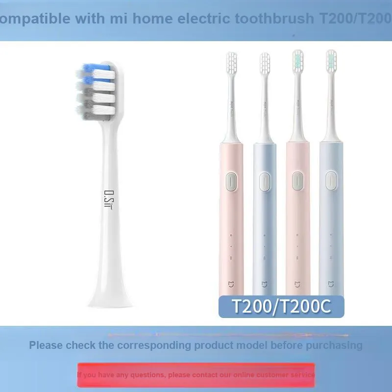 O.Sir Compatibility  Xiaomi T200/T200C Electric Toothbrush Head Cleaning Universal Replacement Soft Tip-7