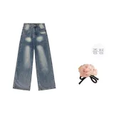 블루+로즈 헤어 타이
