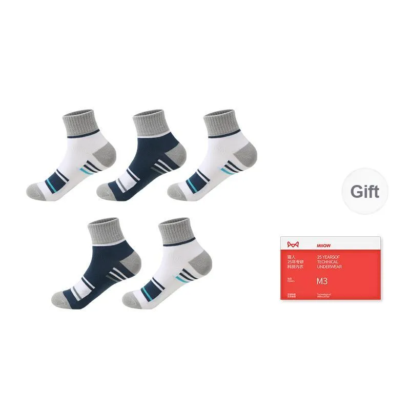 MIIOW Mid Calf Socks Men's Combo Set-7