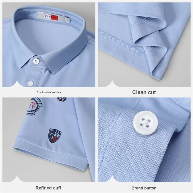 GY Goldlion Polo Shirts Men-12