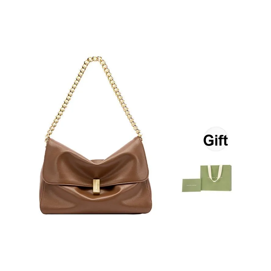 VANESSA HOGAN Cow Leather Tote Bag, Shopping Bag, Shoulder Bag Medium Women's Black/Dark Brown/Ecru