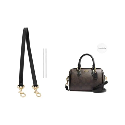 Lan Bao Fan Microfiber Polyurethane Fashion Versatile Shoulder Strap Bag Strap Women's Milk White/Black