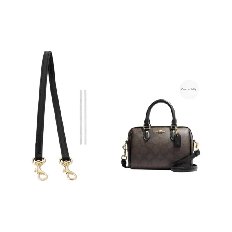 Lan Bao Fan Microfiber Polyurethane Fashion Versatile Shoulder Strap Bag Strap Women's Milk White/Black-0