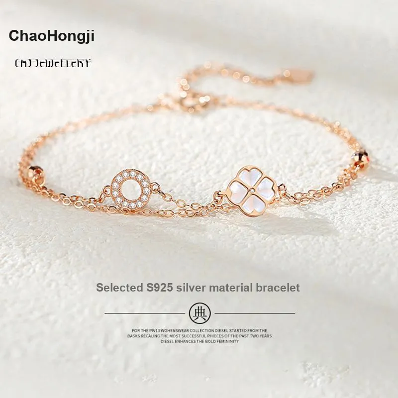 CHAOHONGJI S925 Silver Bracelets Women's-4