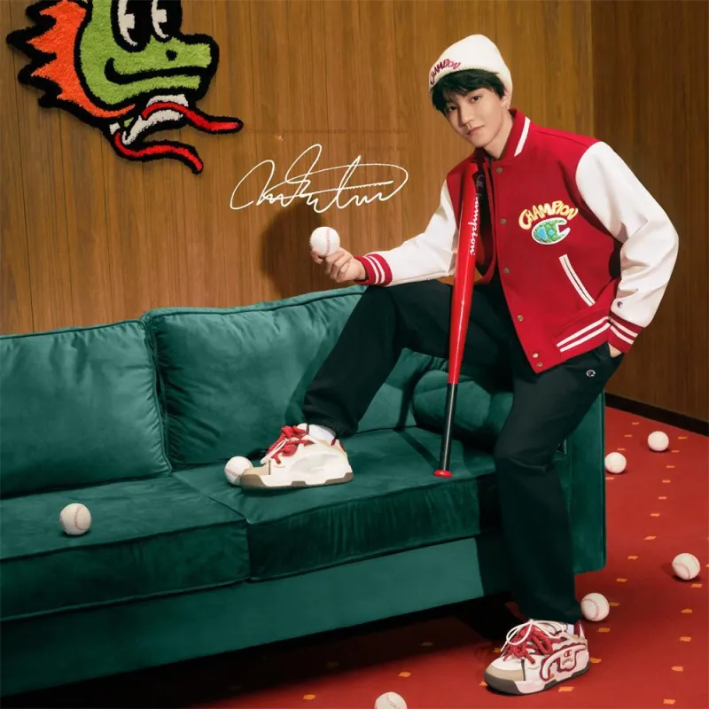 Champion SS24 Baseball Jacket US Version Unisex-2