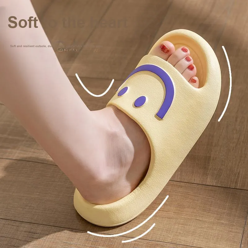 LUNNIFEIYA Squashy And Bouncy Feeling Summer Soft Sole Indoor Home Bathroom Slip Resistant EVA Slippers-3