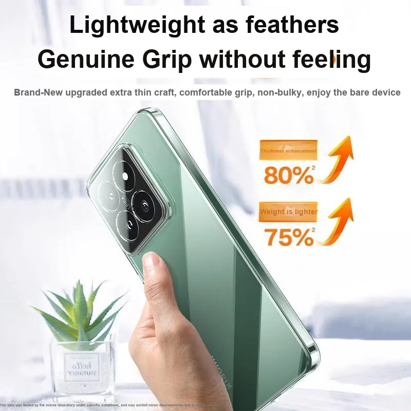 Msvii TPU Material Transparent Silicone Protective Case Phone Cases Compatibility Xiaomi 15 Pro/Xiaomi 14 Pro-3