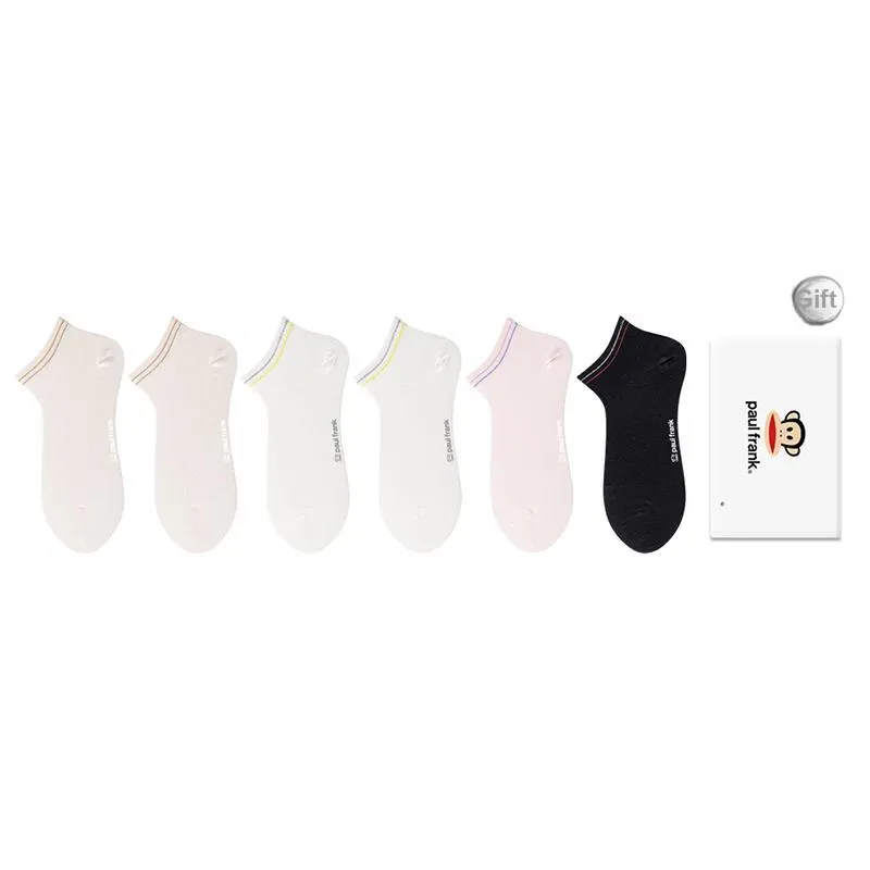 PAUL FRANK Ankle Socks Women's Box 6 Pack-36