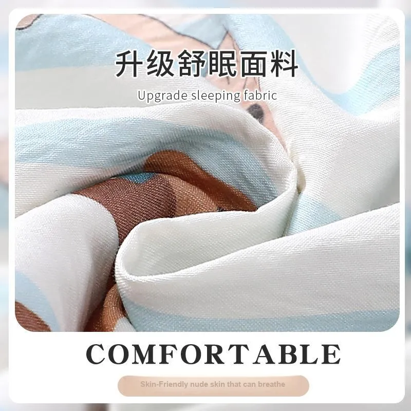 XIAFENYAN Pajama Set Women's 2 Pack Blue-2