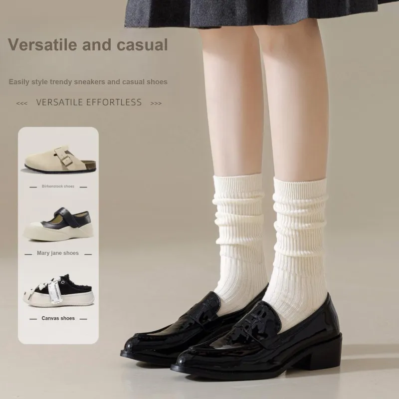 XXLLG Mid Calf Socks Women's Shopping Bag 3 Pack-6