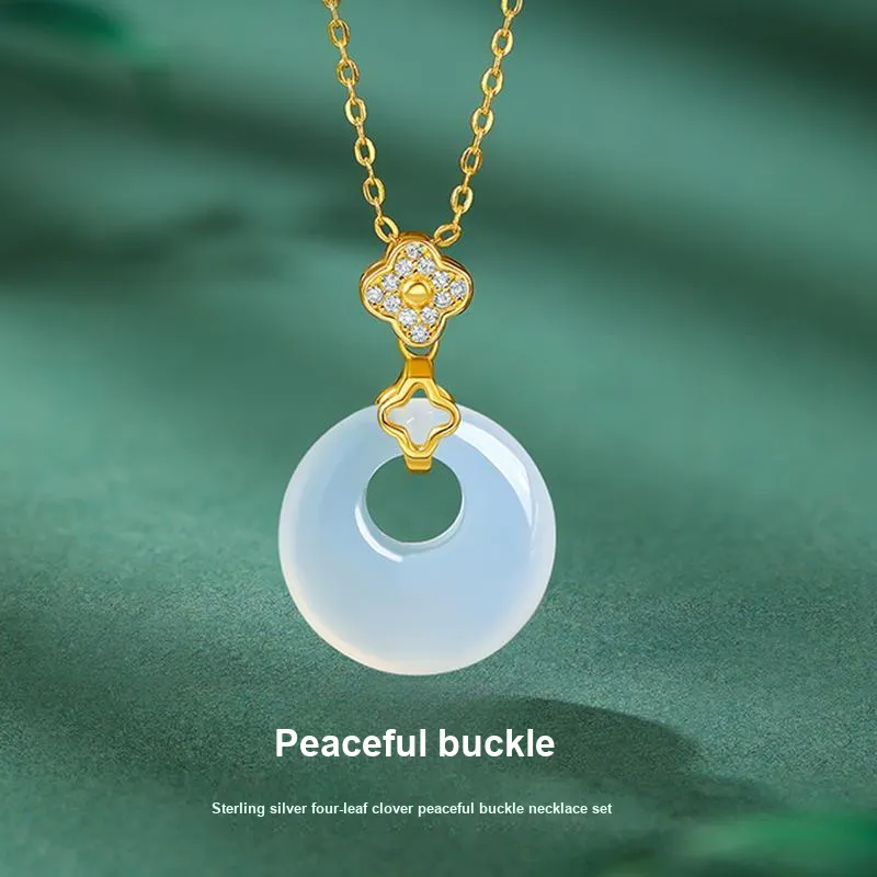 Diamond International Chalcedony Necklaces Women's-2