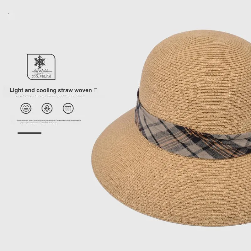 Cgediao Paper Reed Bucket Hats Women's-2