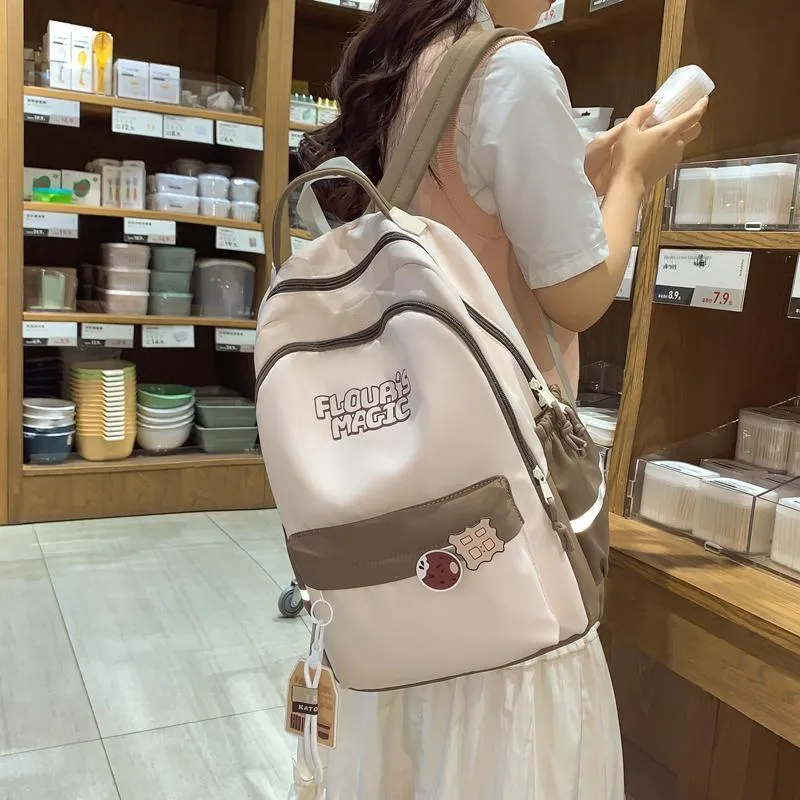HACIN Nylon Backpack Women's Multicolor-8