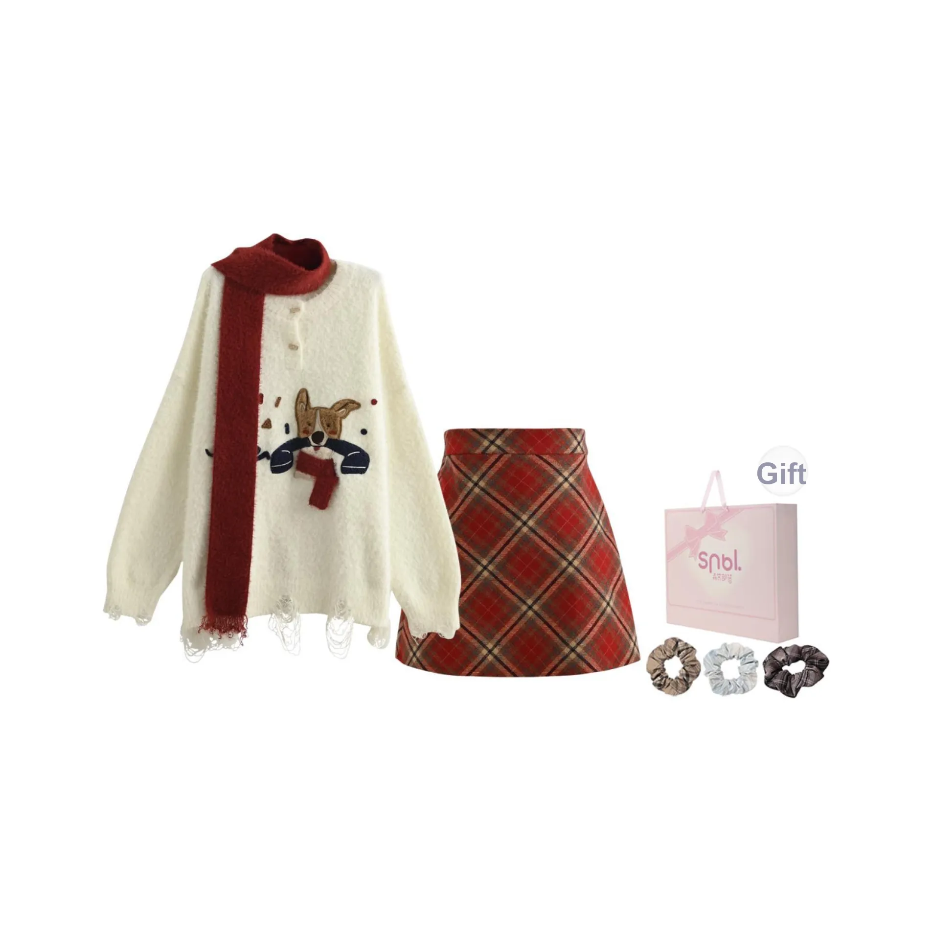 SNBL Свитер+Юбка Женские Комплекты с юбкой