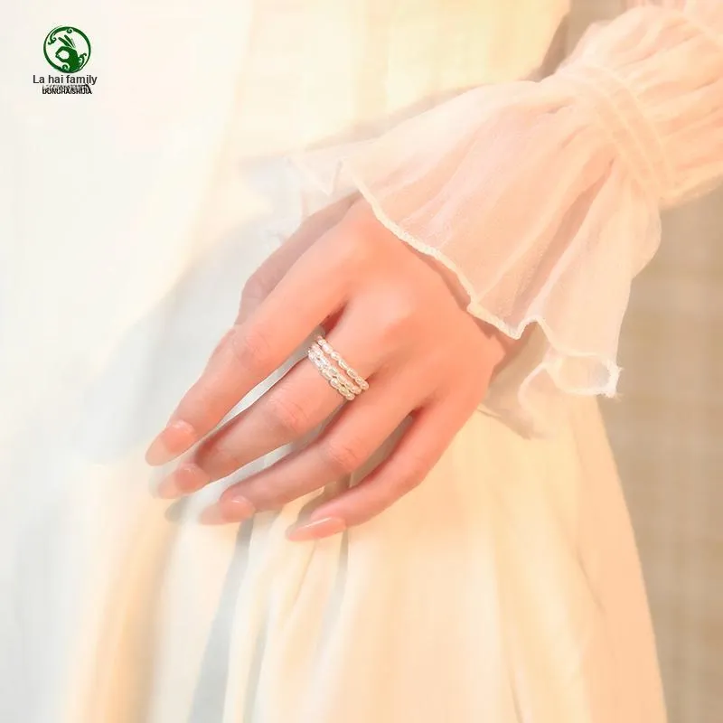 Tokai Family Freshwater Pearl Rings Unisex-2