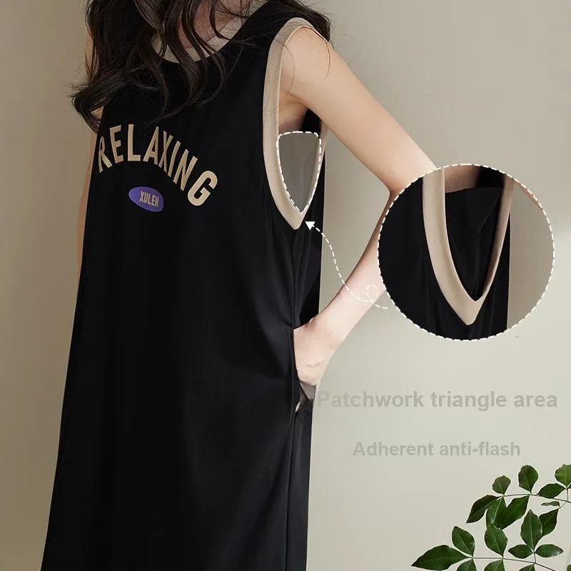 Xuan Liang Nightgown Women's Cool Black-3