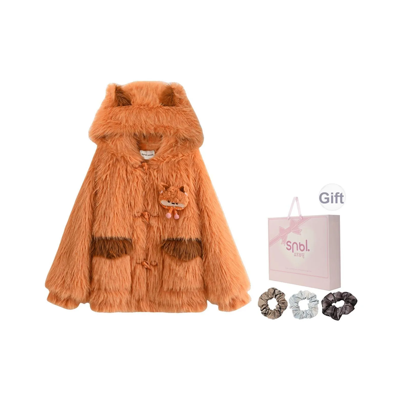 SNBL Оранжевые Женские Бархатные Куртки