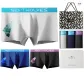 Print 3 Pack Box Included (Elegant Black+Royal Blue+Light Gray) Koncon Antibacterial