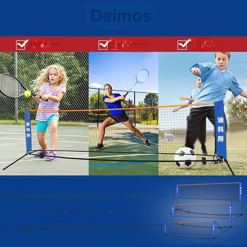 Dicos Portable Home Standard Outdoor Mobile Ball Net For The Whole Family To Travel-1