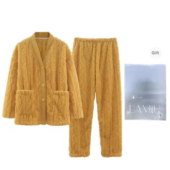 Lan Miao Pajama Set Women's Ginger Yellow