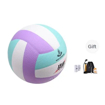 KASUP PVC Size 5 Volleyball Unisex Purple Blue White Multicolor