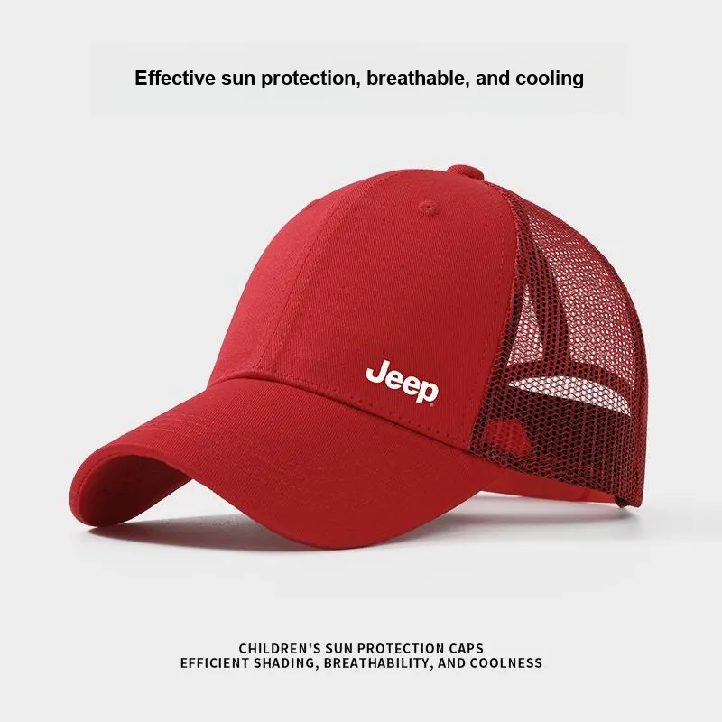 Jeep Mesh Breathable Baseball Caps Kids'-3