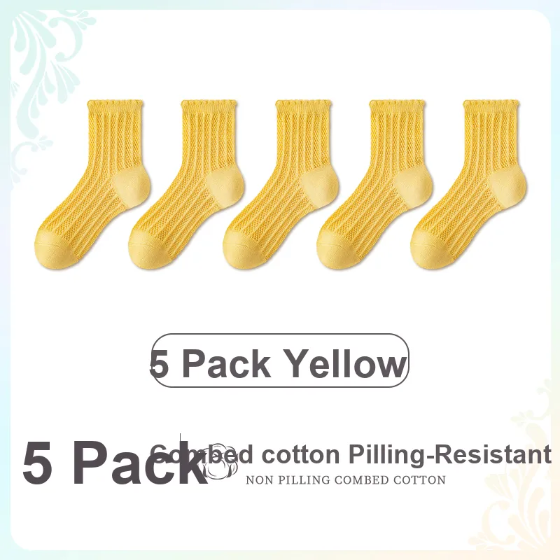 ROBINHOOD Mid Calf Socks Women's 5 Pack-27