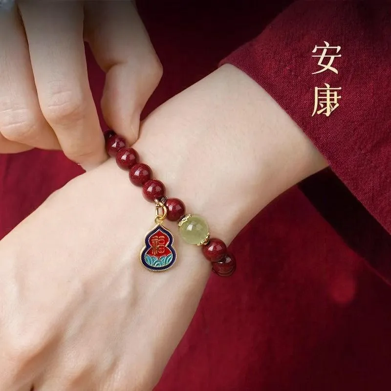 ZHIZUO Cinnabar Bracelets Unisex-5