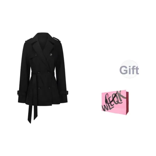 CTRTRC Черный Женский Тренч