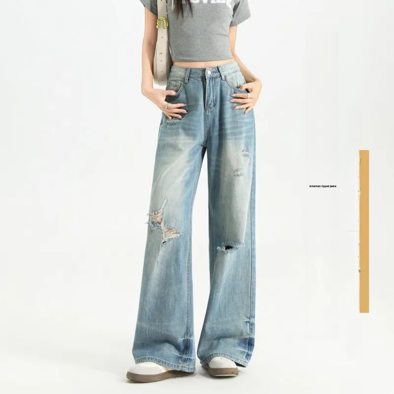 FAWENXIANGZI Jeans Women's Blue-8