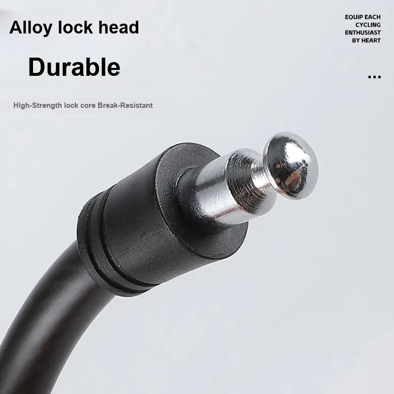 WEST BIKING Bicycle Locks Anti Pick, Waterproof, Rust Proof Protective Cable Lock-5