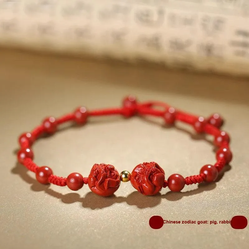 Sima Is Ethereal Reconstructed Cinnabar Anklets Unisex-21