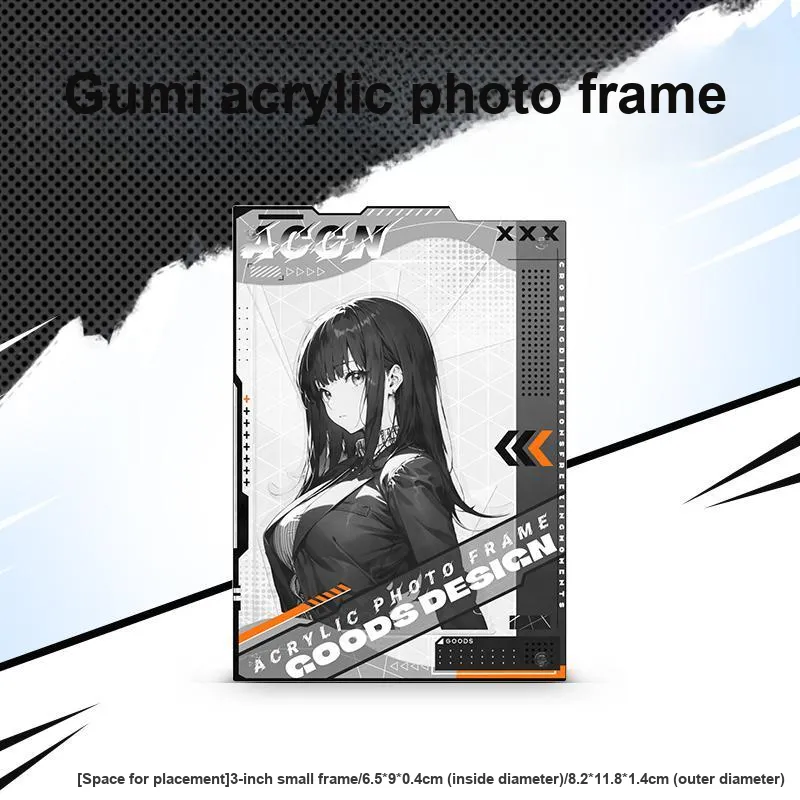 LIGHT YOUR BRICKS Le Yi Bao Compatible Guomei Anime Card Card Character Stand Acrylic Frame Protector Model Accessories-23