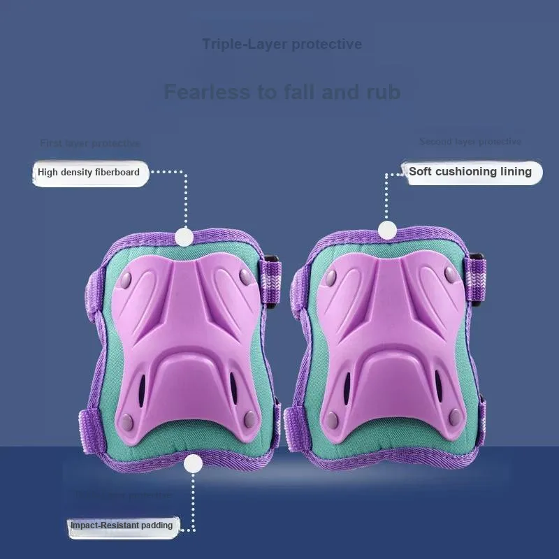 L pard Roller Skating Protective Gears-3