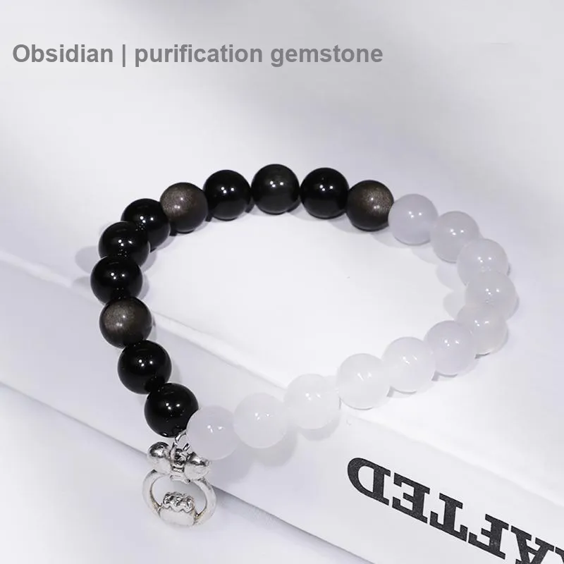 ILolu Obsidian Bracelets Women's-1