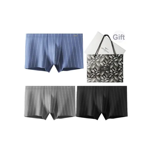 SEPTWOLVES Нижнее белье Подарочная коробка Мужской 3 упаковки + Сумка для покупок